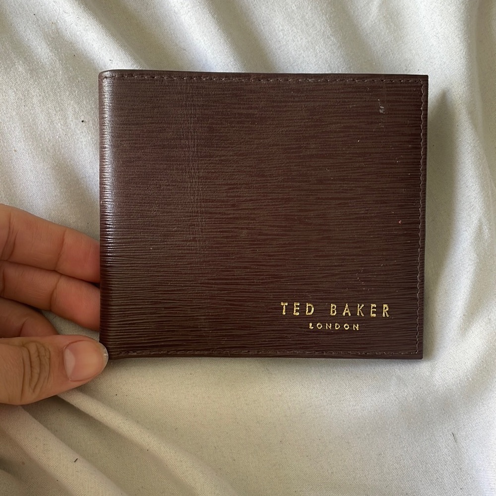 NWOT Ted Baker Brown Leather Wallet